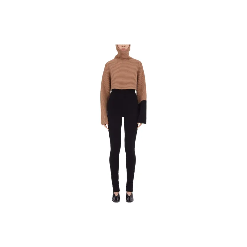 Ferragamo Colour block Ribbed Jumper-1
