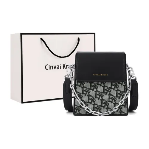 Simvay Clos Cow Split Leather Shoulder Bag Crossbody Bag With Cell Phone Pouch Mini Women's Black