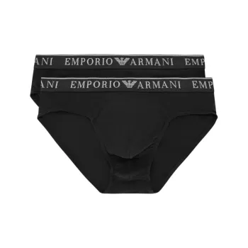 EMPORIO ARMANI FW24 Underpants Men's 2 Pack Black