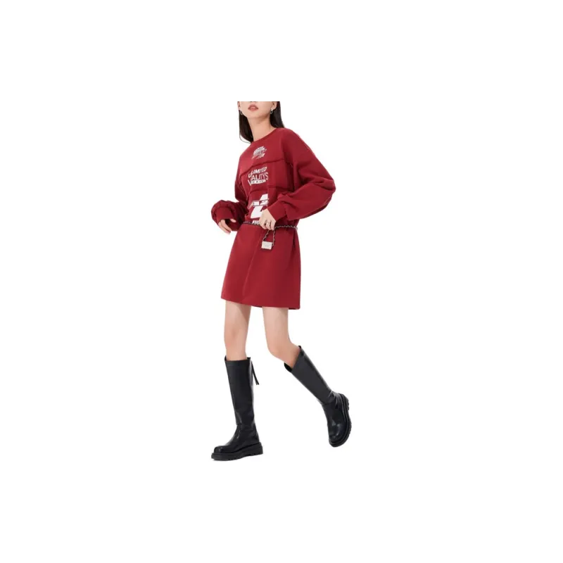 A21 Long Sleeved Dresses Women's-1