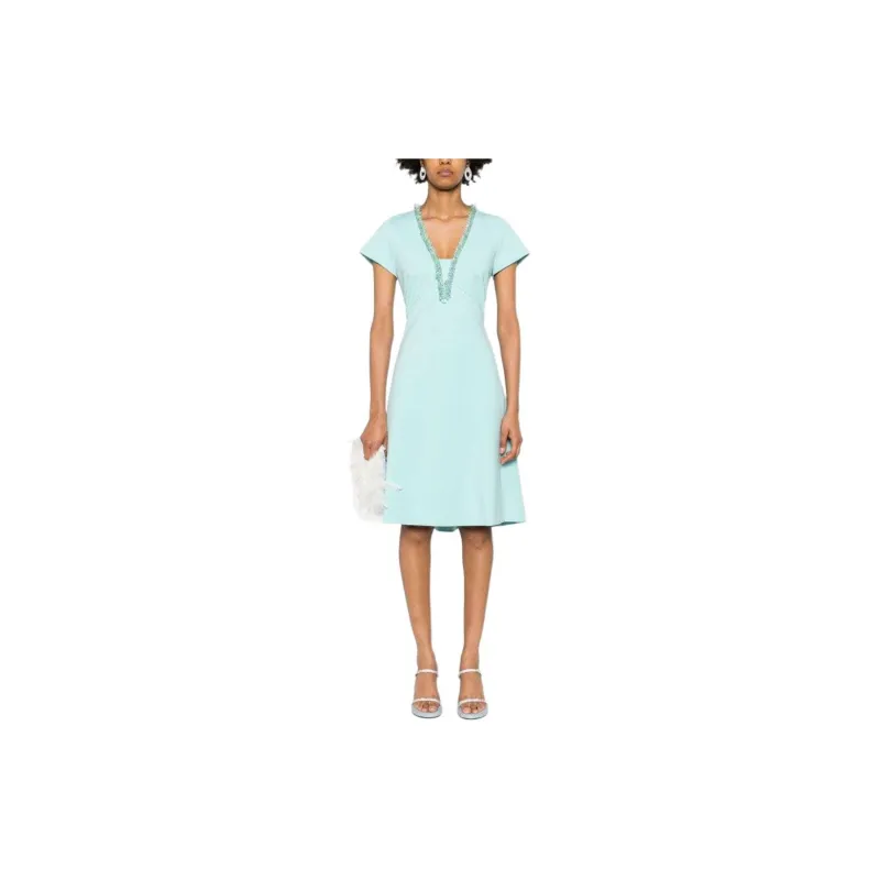 Dorothee Schumacher Punto Milano Midi Dress-1
