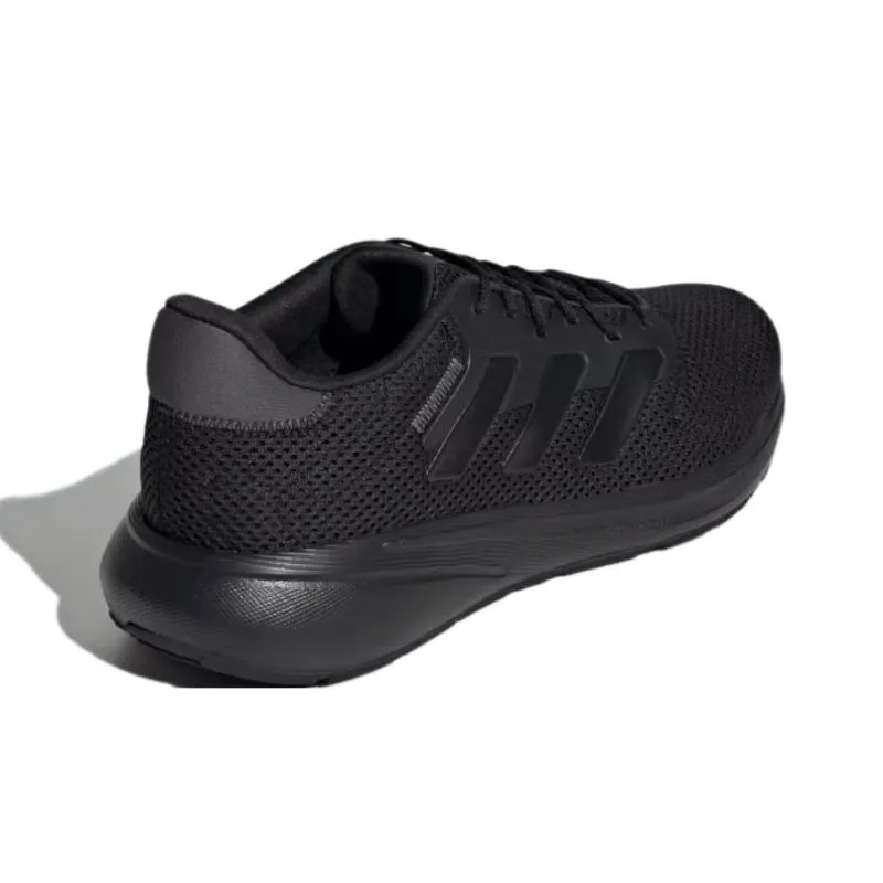 Adidas Slip Resistant Low Top Running Shoes Men's Black-4