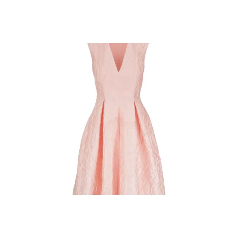 Talbot Runhof Jacquard A line Dress-2