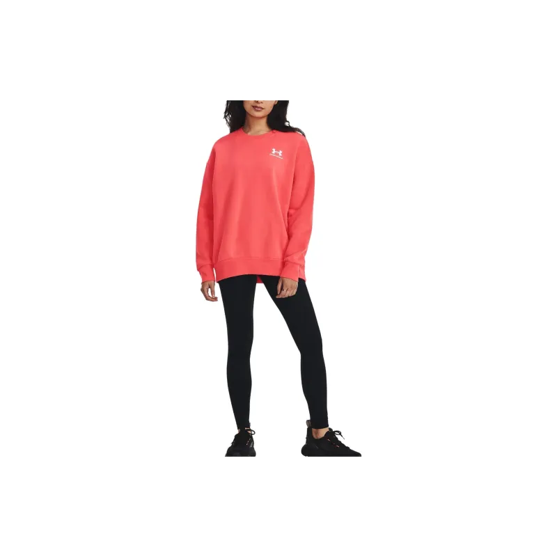Under Armour Essential Sweatshirts Women's Pink-2