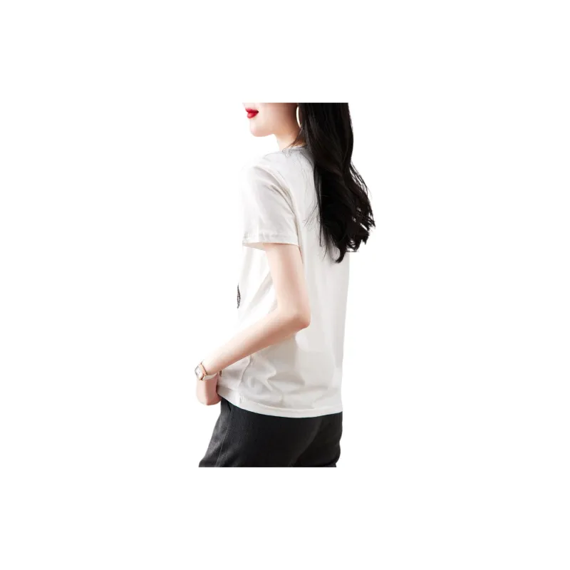 【dme】 T Shirt Women's Raw White-1