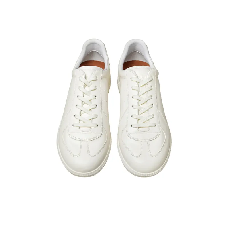 THOM WILLS German Army Trainers Low Top Skateboard Shoes Unisex Ecru-17