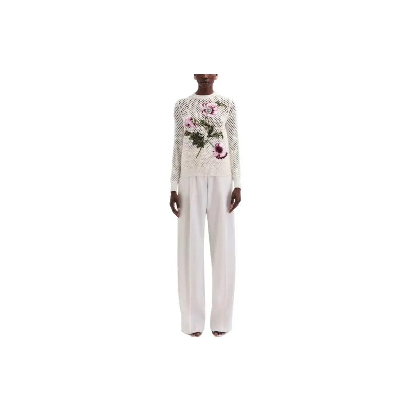 Oscar De La Renta Open-knit Crochet Rop-1