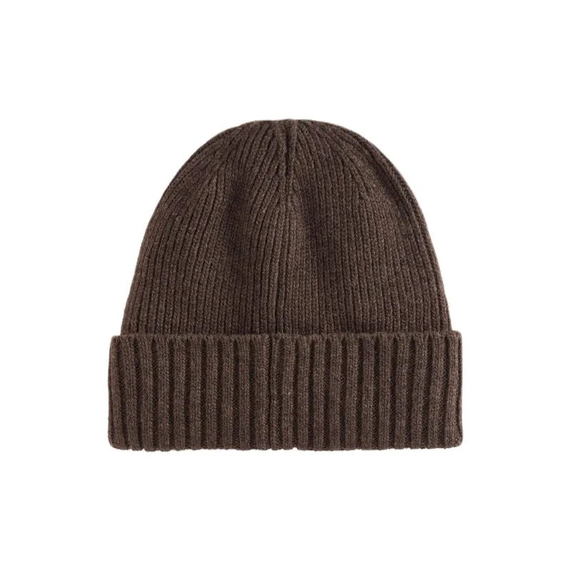 BARBOUR Logo-patch Knitted Beanie-1