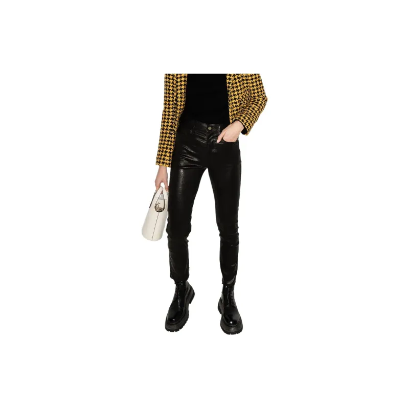 FRAME Le Sylvie Skinny Leather Trousers-1