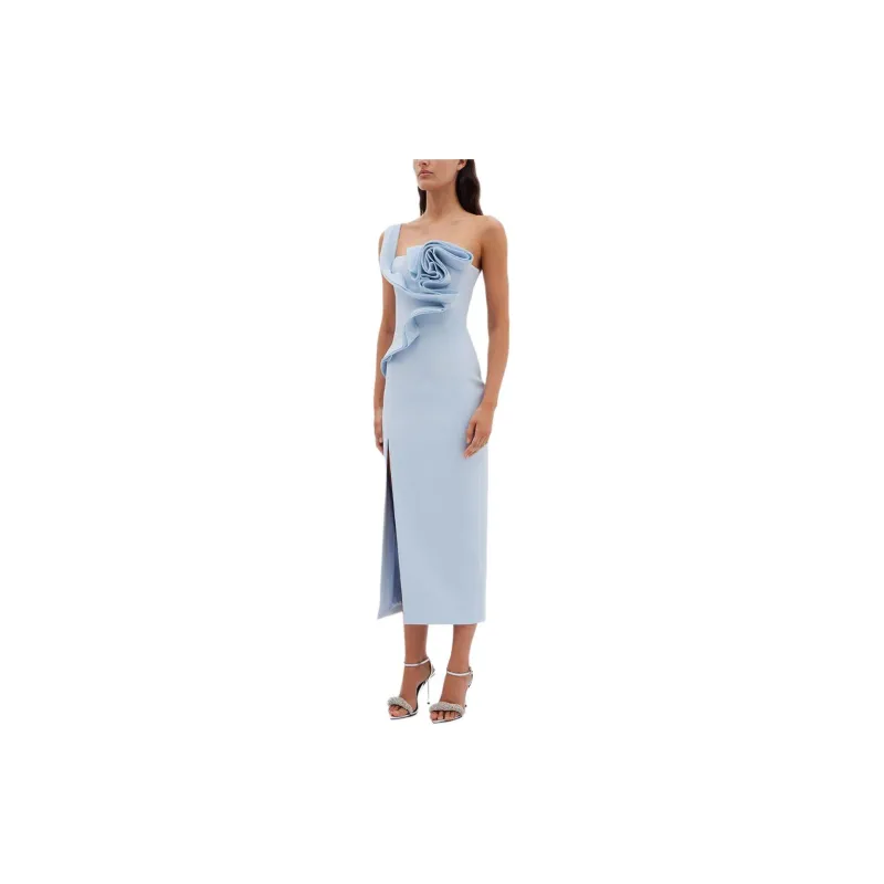 RACHEL GILBERT Wilder Floral-rosette Midi Dress-3