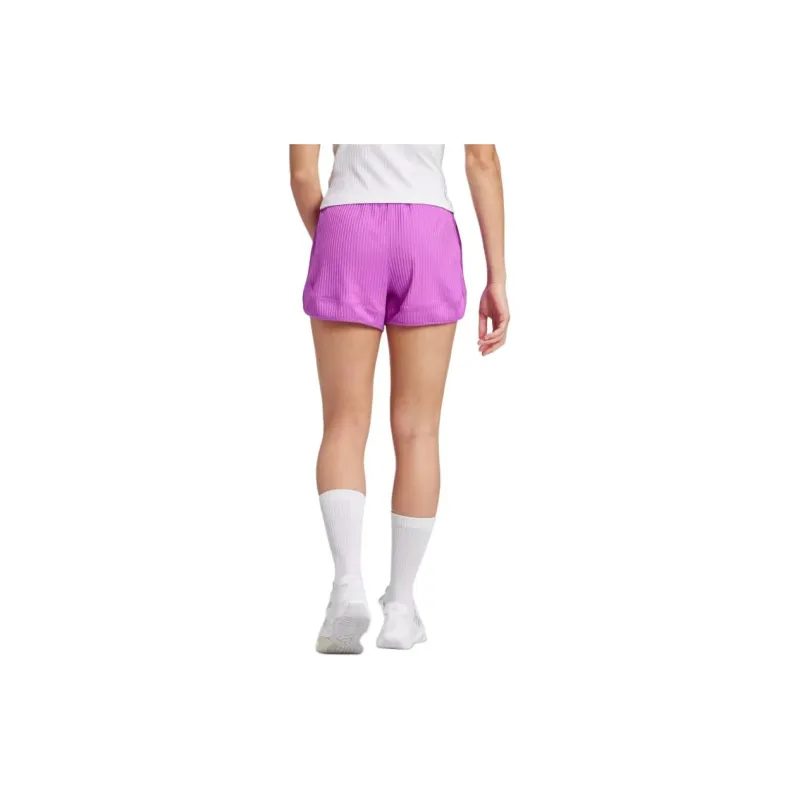 Adidas Free Shipping With AdiClub Pacer All Gym Seasonal Rib High-Rise Tonal 3-Stripes Shorts-2