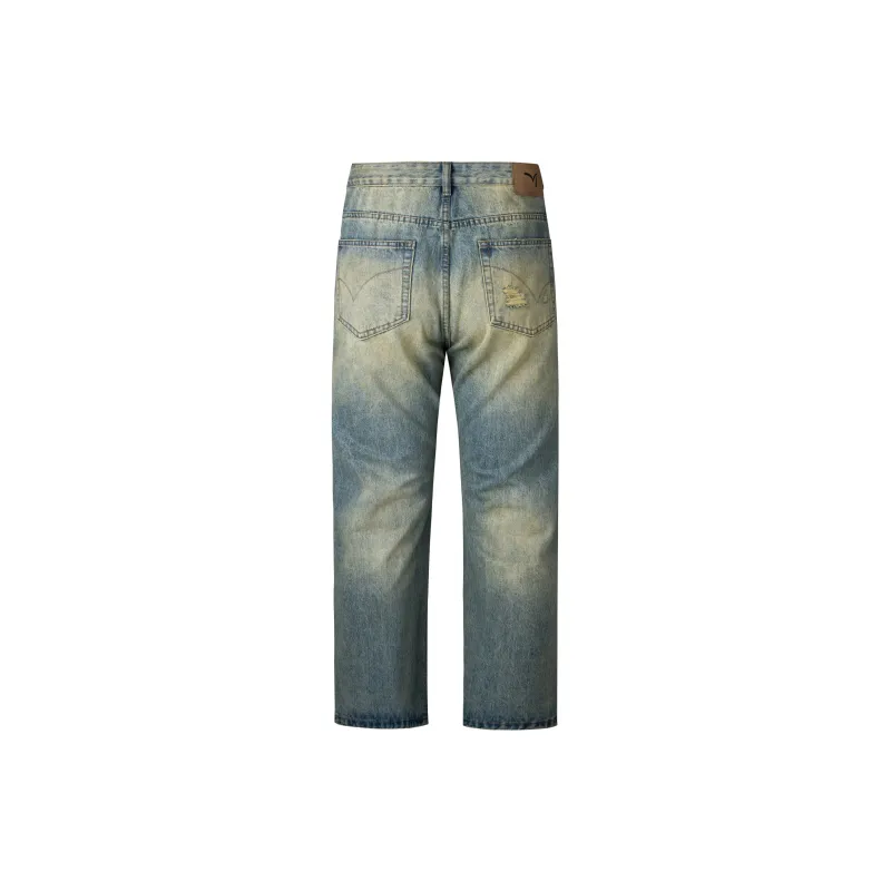 GTRG Jeans Unisex Yellow Mud-1
