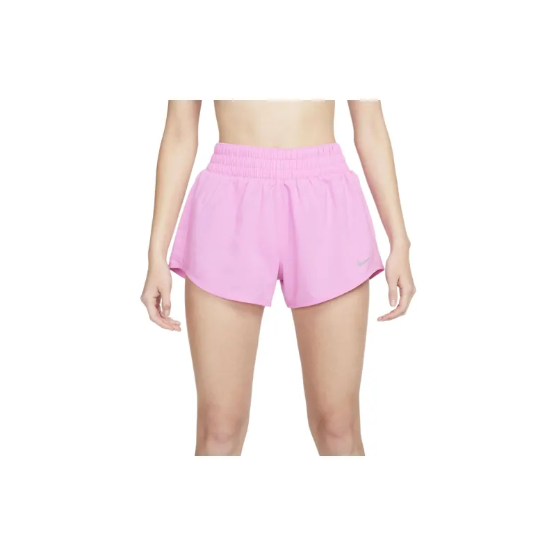 Nike One Women's Dri FIT Mid Rise 3' Brief Lined Shorts-2