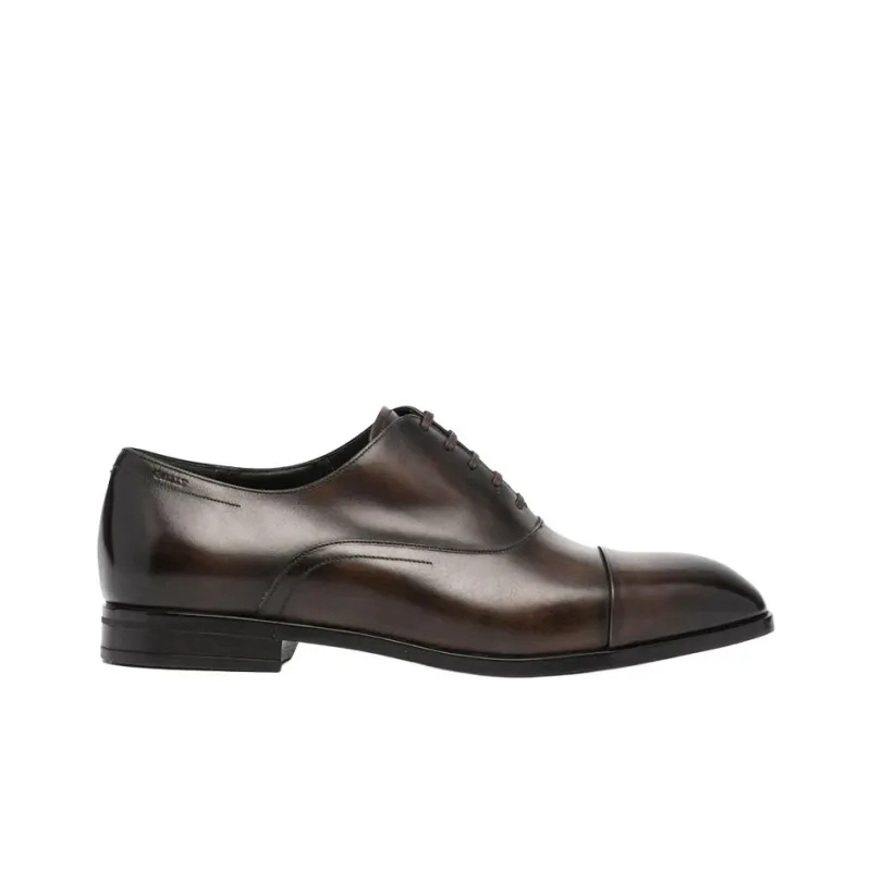 BALLY Dress Shoes Men Low Top Umber-1