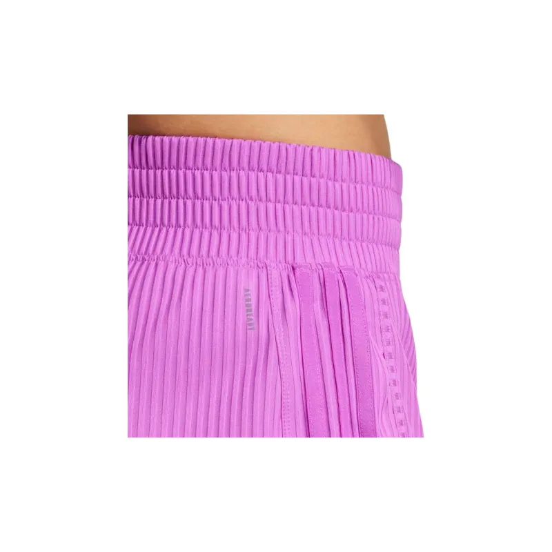 Adidas Free Shipping With AdiClub Pacer All Gym Seasonal Rib High-Rise Tonal 3-Stripes Shorts-3