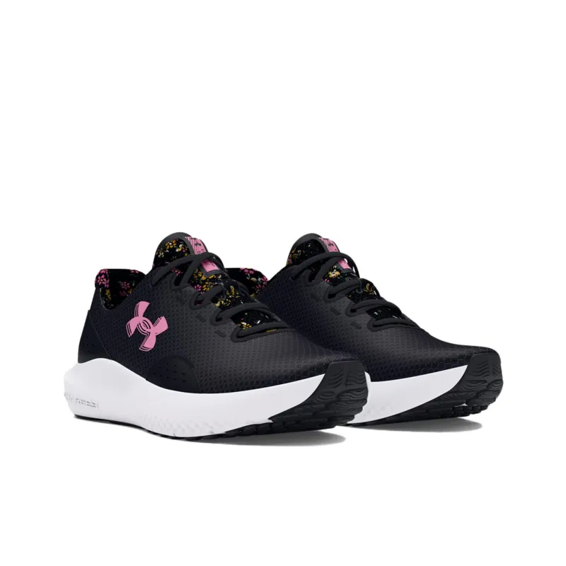Under Armour Surge 4 Anti Slip Wear Resistant Low Top Running Shoes Women's Black-2