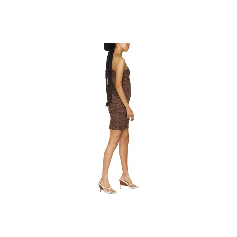 NANUSHKA Fitted One sleeve Mini Dress-3