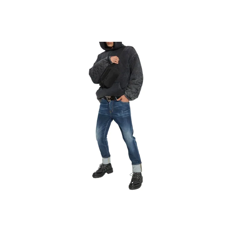 DSQUARED 2 Icon Embossed Washed Hoodie-3