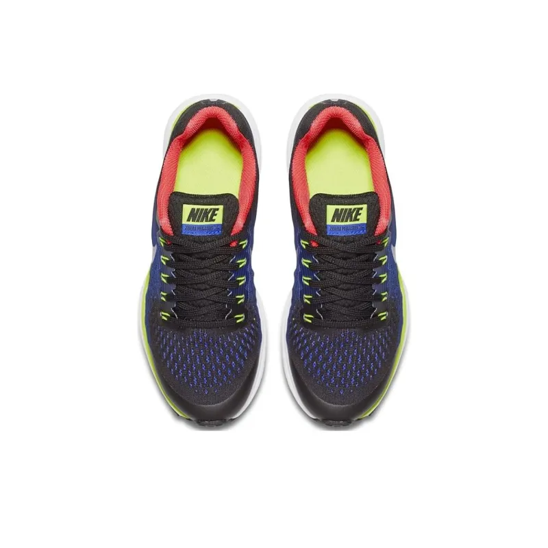 Nike Zoom Pegasus 34 Black Volt Racer Blue GS-3