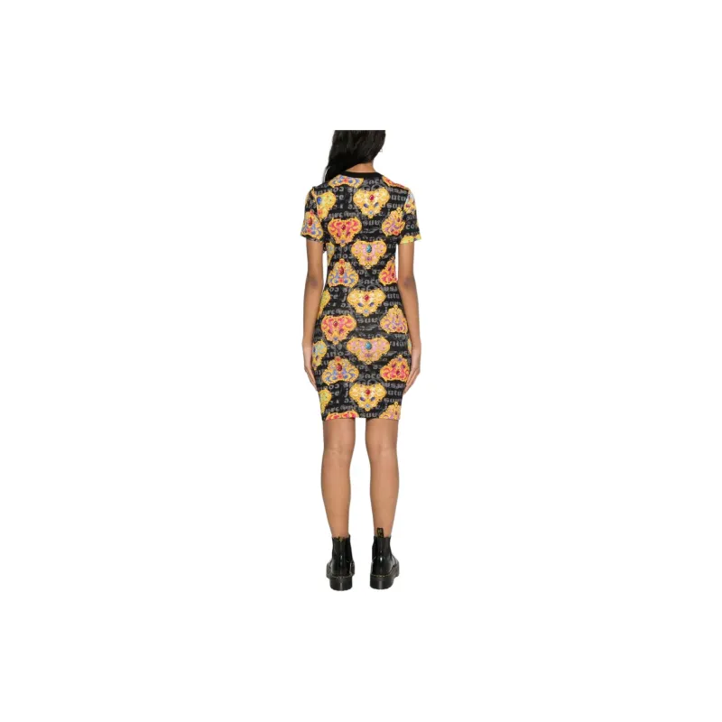 VERSACE JEANS Couture print Bodycon Minidress-2