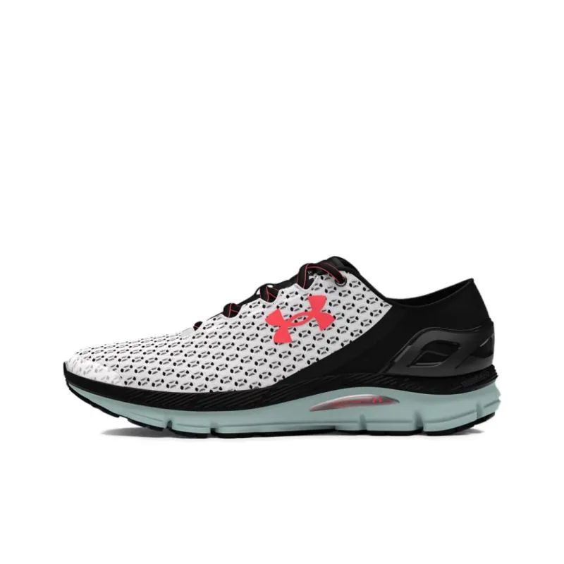 Under Armour Speedform Gemini Anti Slip Wear Resistant Breathable Lightweight Low Top Running Shoes Unisex White-0