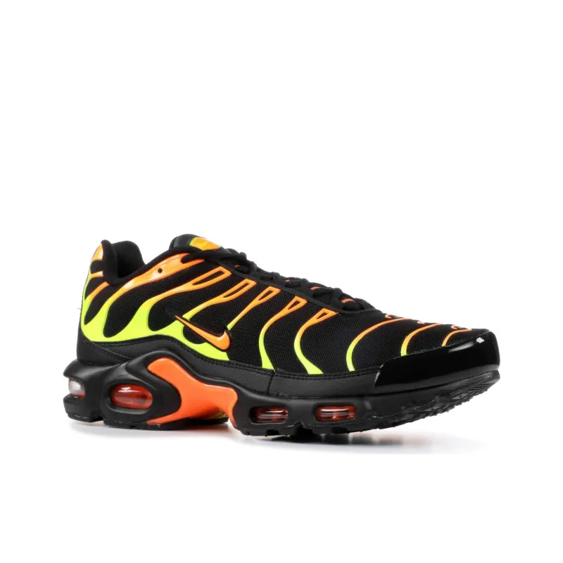 Nike Air Max Plus Anti Slip Wear Resistant Low Top Casual Running Shoes Men's Black-2