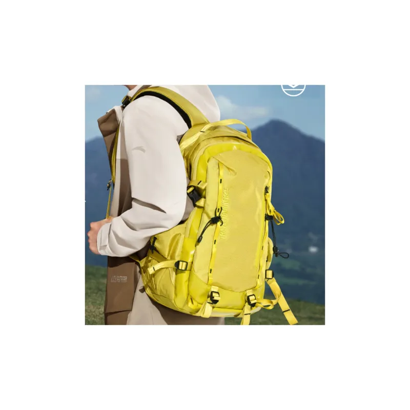 Anta BaiChuan Polyester Backpack Unisex Autumn Stand Yellow-5