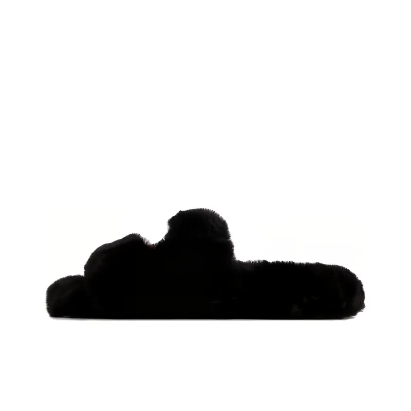 Balenciaga Slide Slippers Women's Black-0