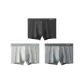 Dark Heather Gray+White Gray+Light Heather Gray