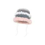 Hand Hooked Small Braid-Pink