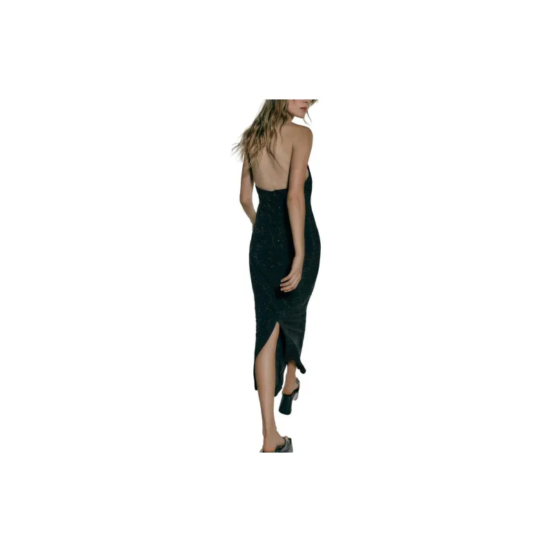 ZARA Slip Dresses Women's Black-3