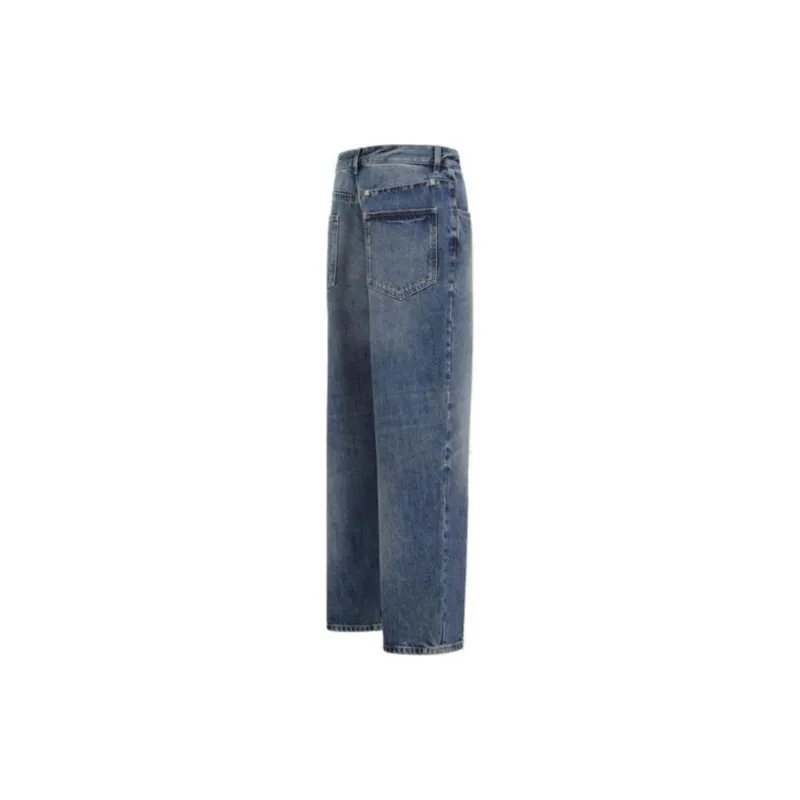 Givenchy Logo Plaque Straight Leg Jeans-1