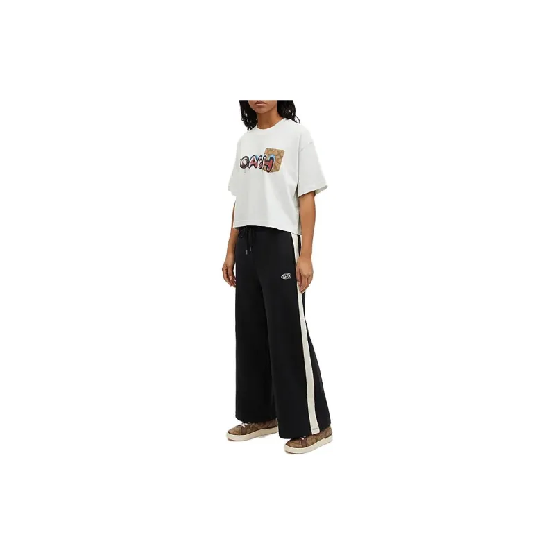 COACH FW23 Casual Pants Women's Black-4