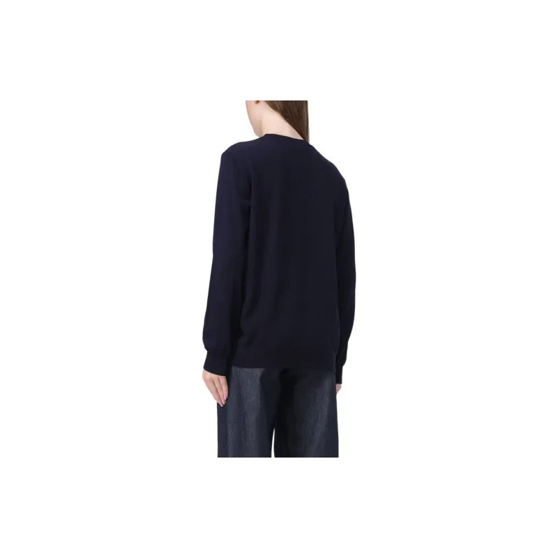 A.P.C Logo Embroidered Knit Jumper-2
