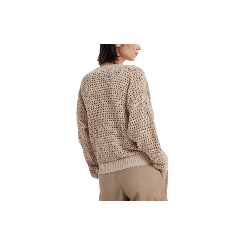 Brunello Cucinelli V Neck Knitted Cardigan-3