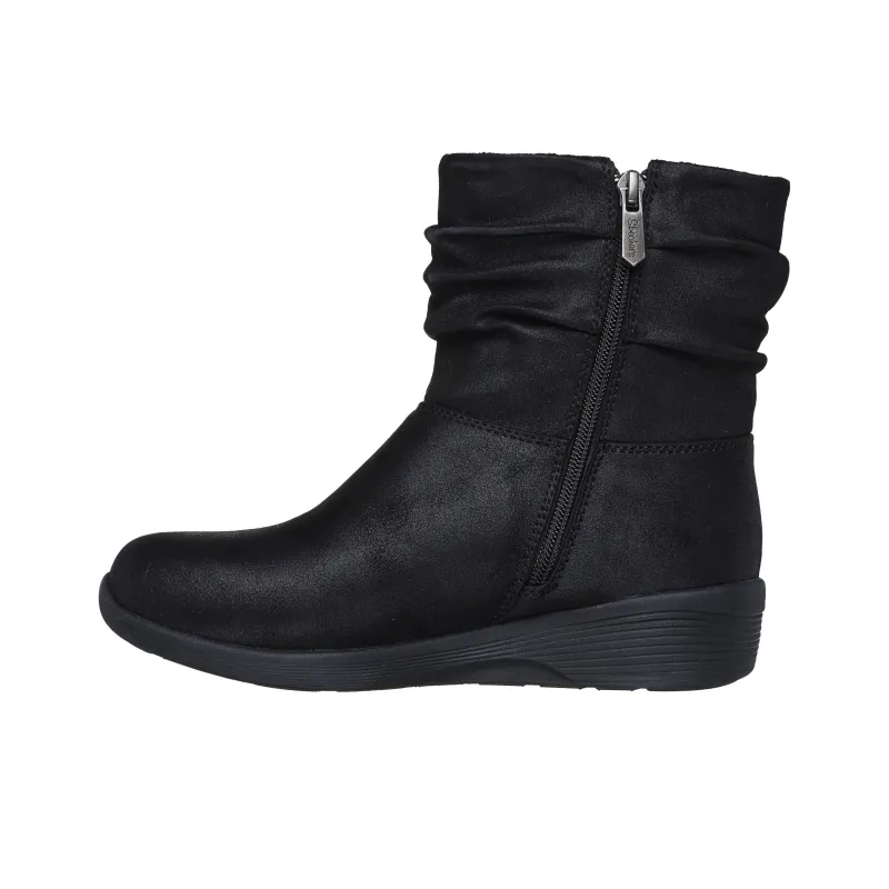 Skechers Arya Ankle Boots Women's Black-1
