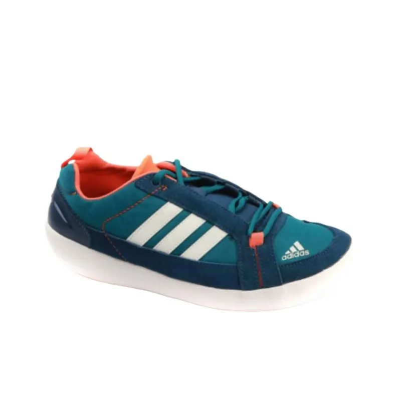 Adidas Boat Lace DLX Anti-Slip Wear-Resistant Low-Top Outdoor Shoes Unisex Blue-1