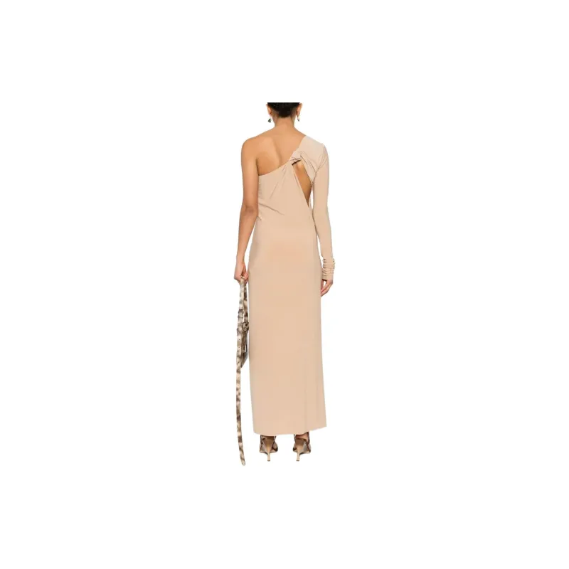 SportMax Asymmetrical One Shoulder Dress-2