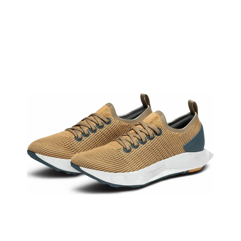 Allbirds Tree Flyer Slip-Resistant Low-Top Running Shoes Women's Autumn Wood Yellow-2
