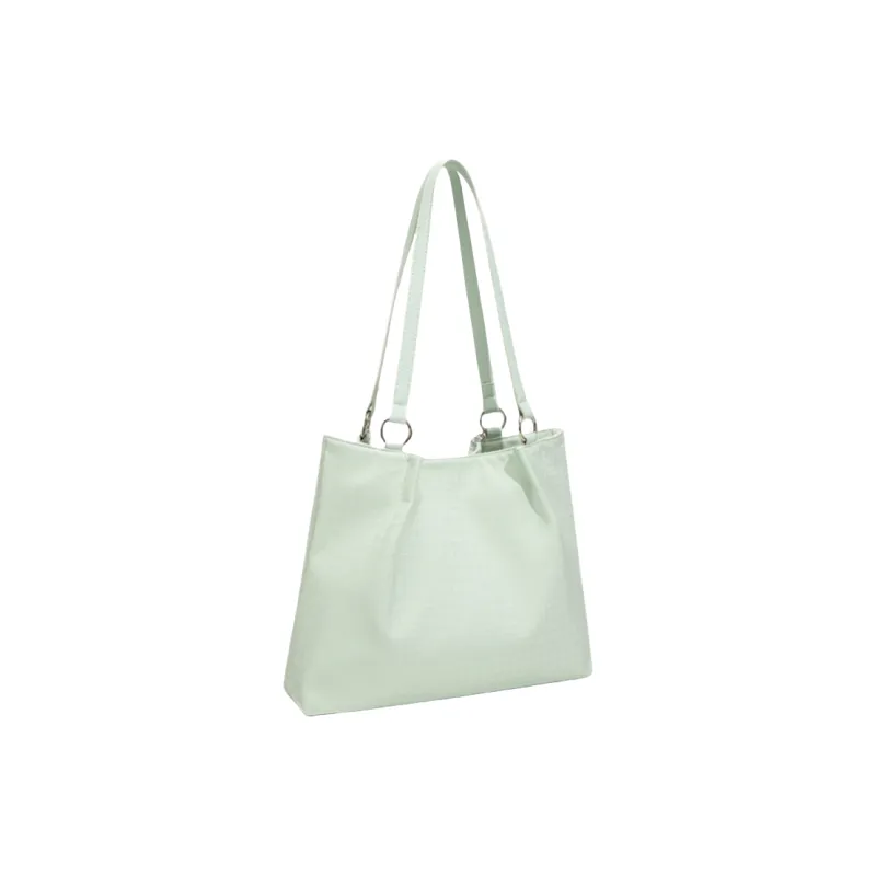 NOMK PU Shoulder Bag, Handbag, Tote Bag Women's Mint Green/Blue-5