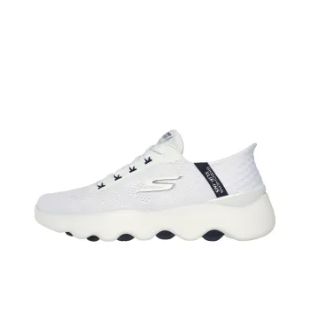 Skechers Go Walk Massage Fit Slip Resistant Low Top Casual Shoes Men's White Black