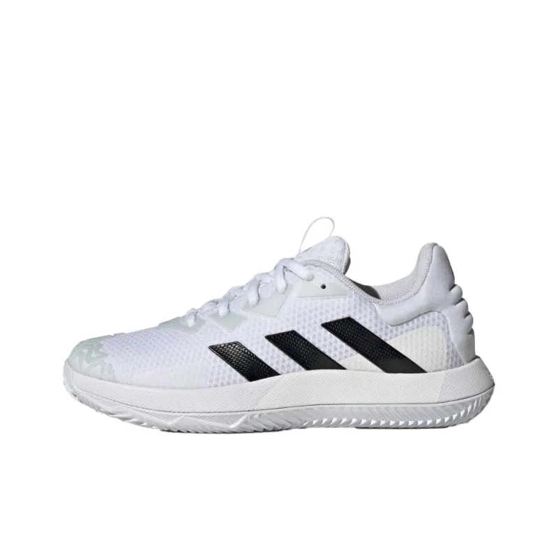 Adidas Solematch Bounce Anti Slip Wear Resistant Low Top Tennis Shoes Men's White-0