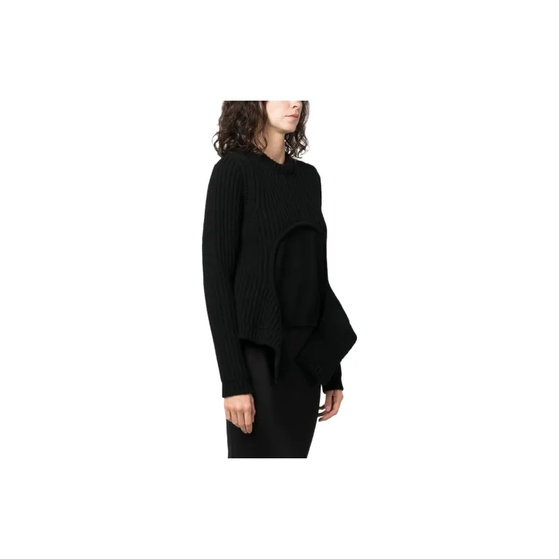 OFF WHITE Cut Out Crewneck Jumper-3