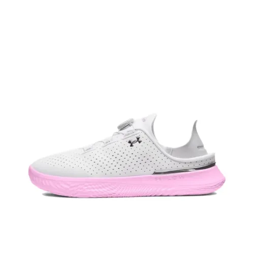 Under Armour SlipSpeed Training Shoes Unisex Low-Top White / Starlight Pink / Metallic Silver