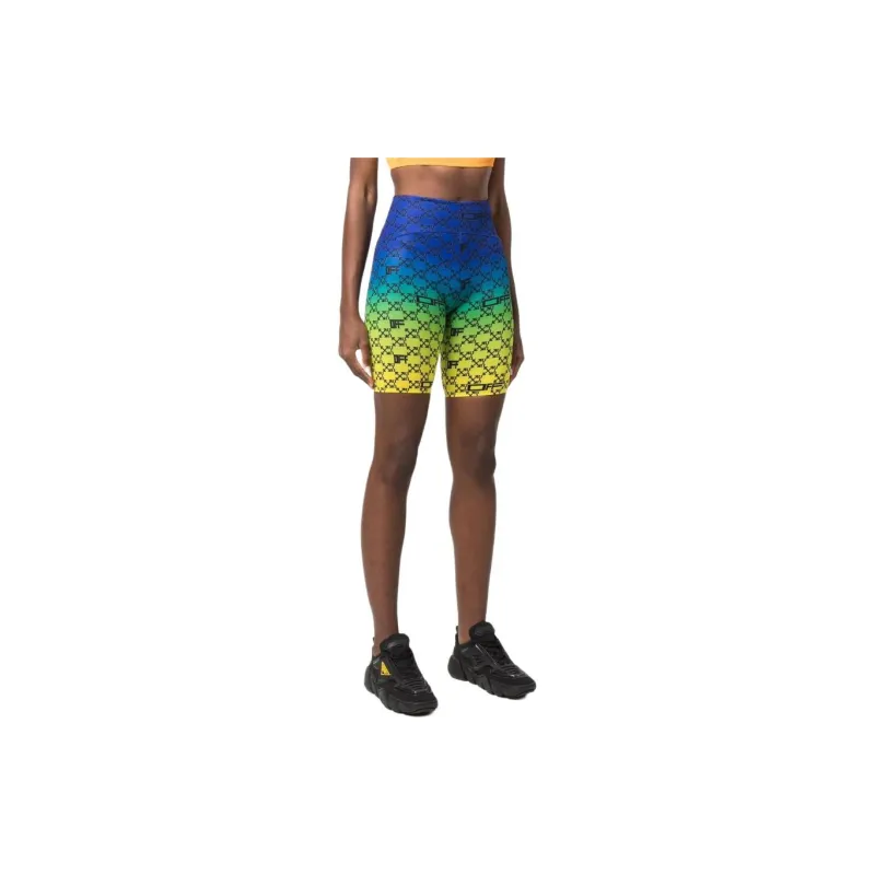 OFF WHITE Athletic Monogram Shorts Multi-1