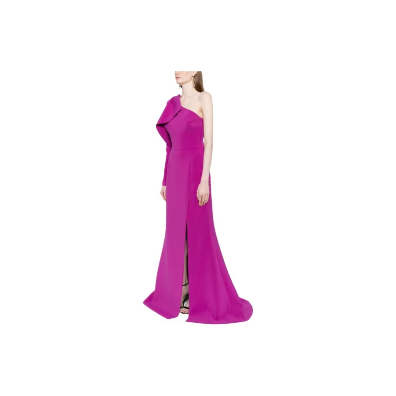 ELIE SAAB One shoulder Asymmetric Gown-3