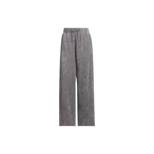 Adidas Originals Loose Knitted Sweatpants Women's Gray