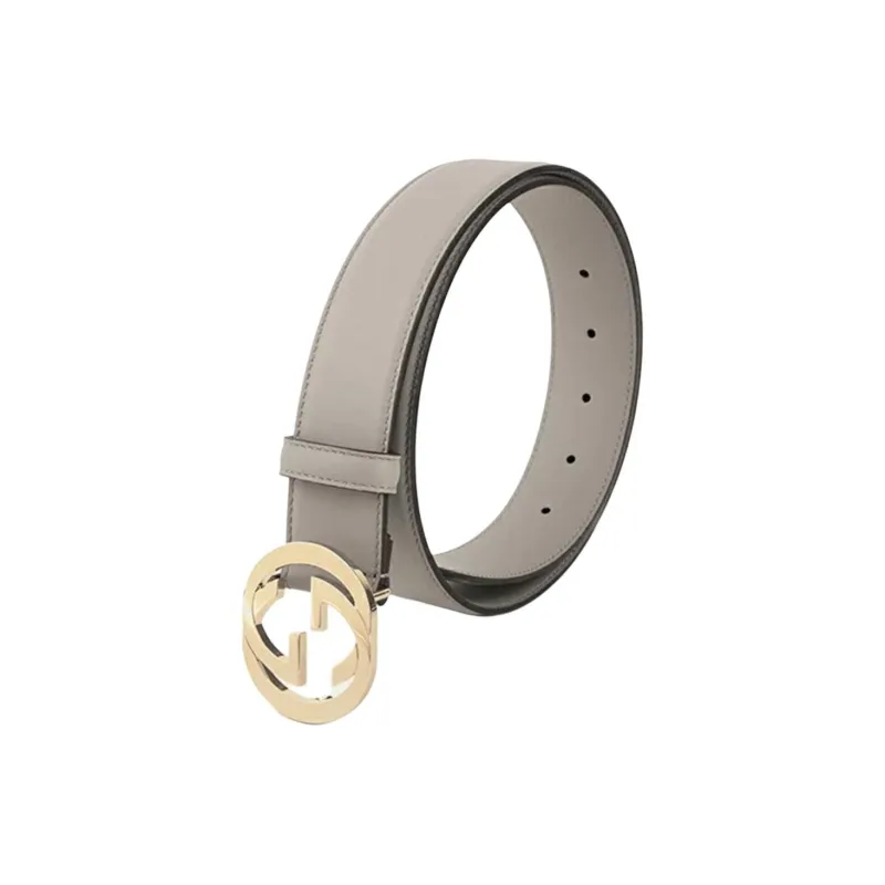 GUCCI Interlocking G Leather Belt 1.5'W-1