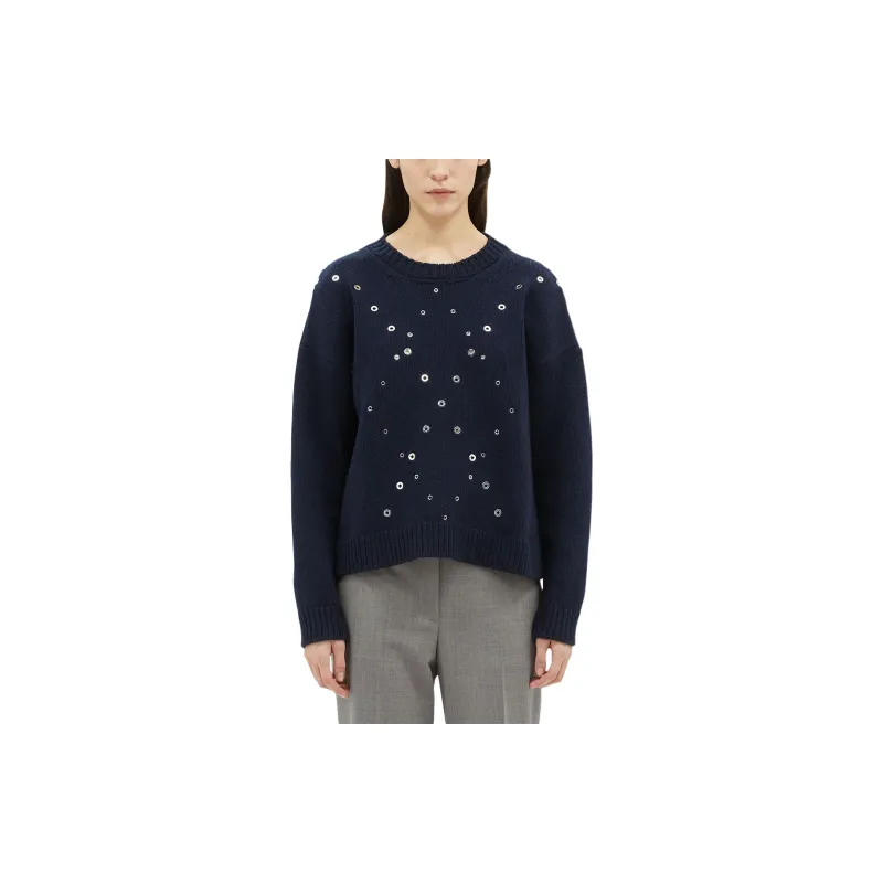 MSGM Eyelet embelishmet Jumper-1