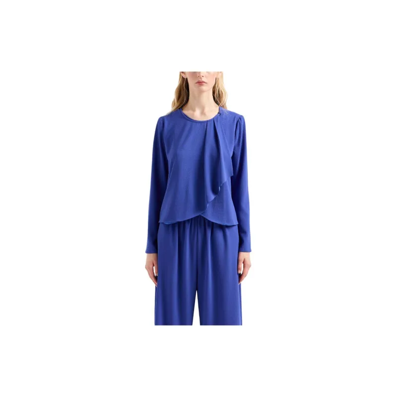 EMPORIO ARMANI Wrap Ruffle Jacket-1